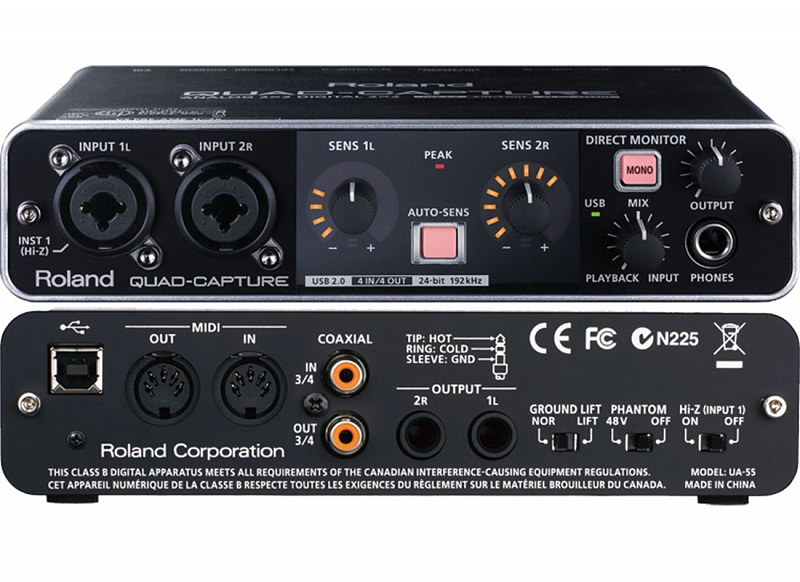Roland QUAD-CAPTURE UA-55 限定品 - 配信機器・PA機器 