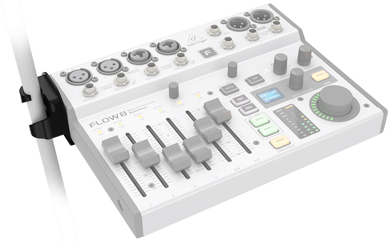 Фото Зажим для крепления пульта FLOW8 на микрофонную стойку Behringer FLOW CLAMP