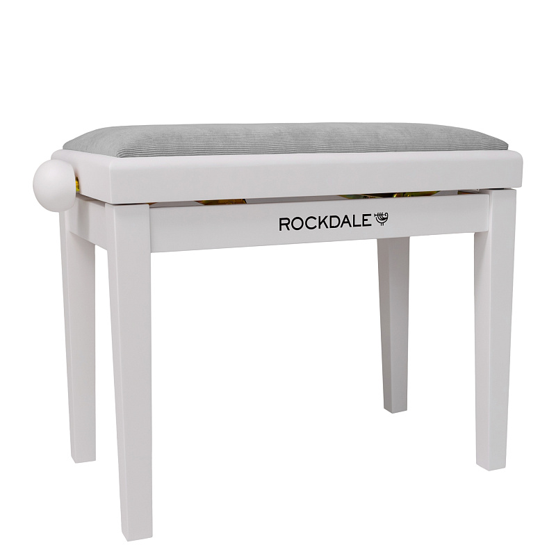 Фото Банкетка ROCKDALE RHAPSODY 131 SV WHITE GREY