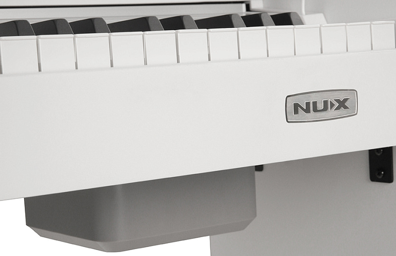 Фото Цифровое пианино на стойке с педалями Nux Cherub WK-310-White, белое