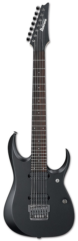 Фото IBANEZ PRESTIGE RGD2127FX-ISH семиструнная электрогитара-баритон, цвет черный, с кейсом