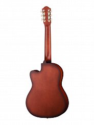 M-32-MH Акустическая гитара, с вырезом, цвет махагони, Амистар