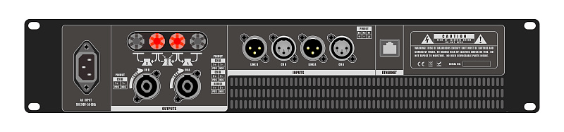 Фото 2-канальный усилитель Audiocenter UTA1802DSP