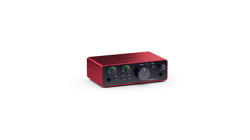 Фото Аудиоинтерфейс USB FOCUSRITE Scarlett Solo 4th Gen