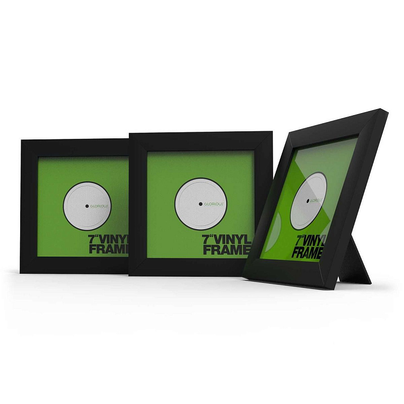 Набор рамок для обложек винила Glorious Vinyl Frame Set 7" Black в магазине Music-Hummer