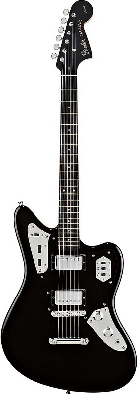 Фото Электрогитара FENDER JAGUAR HH (RW) BLACK - GIGBAG