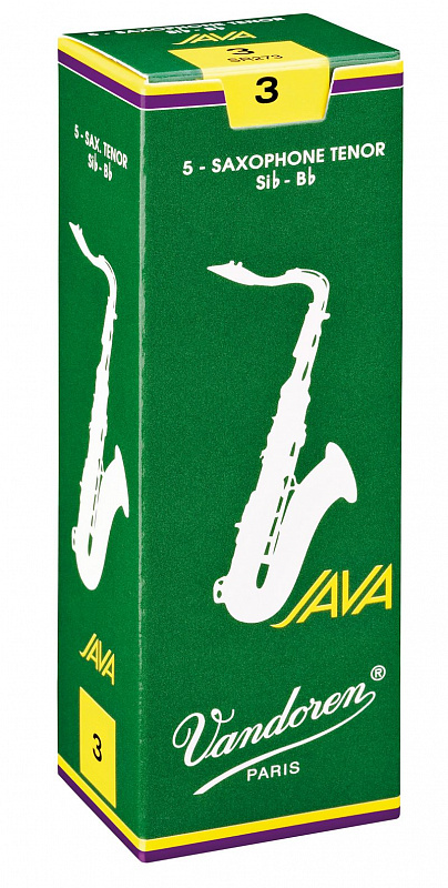 Vandoren SR273  трости для тенор-саксофона, JAVA, №3, (упаковка 5 шт. ) в магазине Music-Hummer