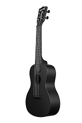 WATERMAN by KALA KA-CWB-BK Kala Waterman Black, Matte, Concert Ukulele w/Bag