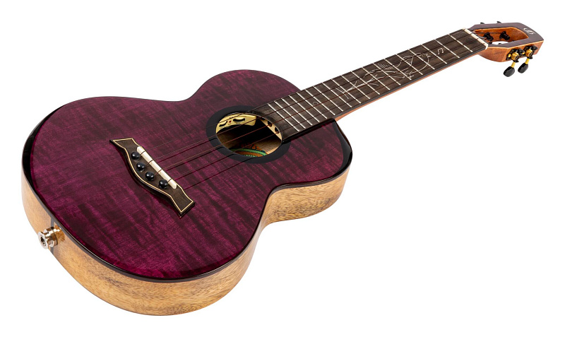 Фото Укулеле тенор FLIGHT SONGBIRD TENOR TPP EQ-A, фиолетовый