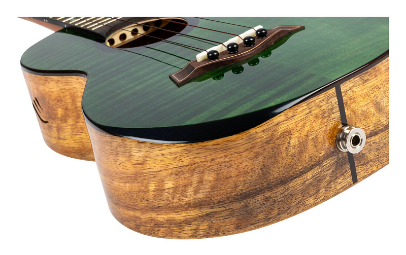Фото Электроакустическая укулеле тенор FLIGHT COMET TENOR EQ-A Green, зелёный