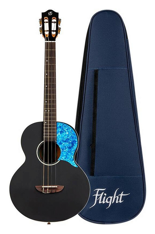 Фото Укулеле баритон FLIGHT IRIS Baritone BK, сатиновый чёрный