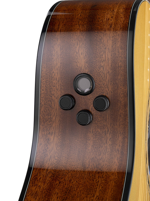 Gold-A6-WCASE-NAT Электро-акустическая гитара, с вырезом, цвет натуральный, с чехлом, Cort в магазине Music-Hummer