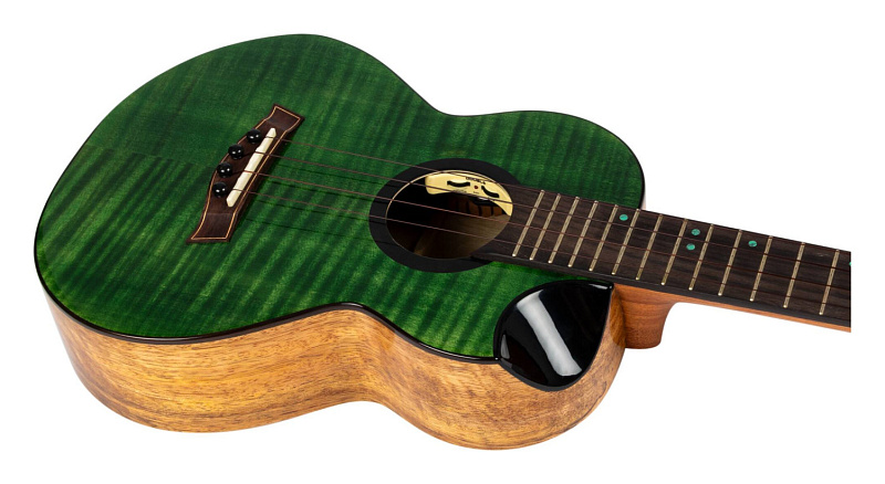 Фото Электроакустическая укулеле тенор FLIGHT COMET TENOR EQ-A Green, зелёный