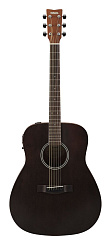 Электроакустическая гитара Yamaha FX400 SMOKY BLACK, чёрный матовый