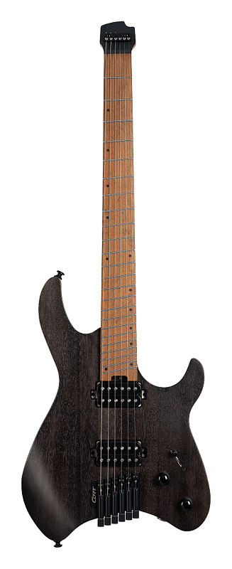Фото Электрогитара безголовая Cort Space-G6MS-SGTK-WBAG Space series, черная