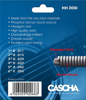 Комплект струн для акустической гитары Cascha HH-2051 в магазине Music-Hummer