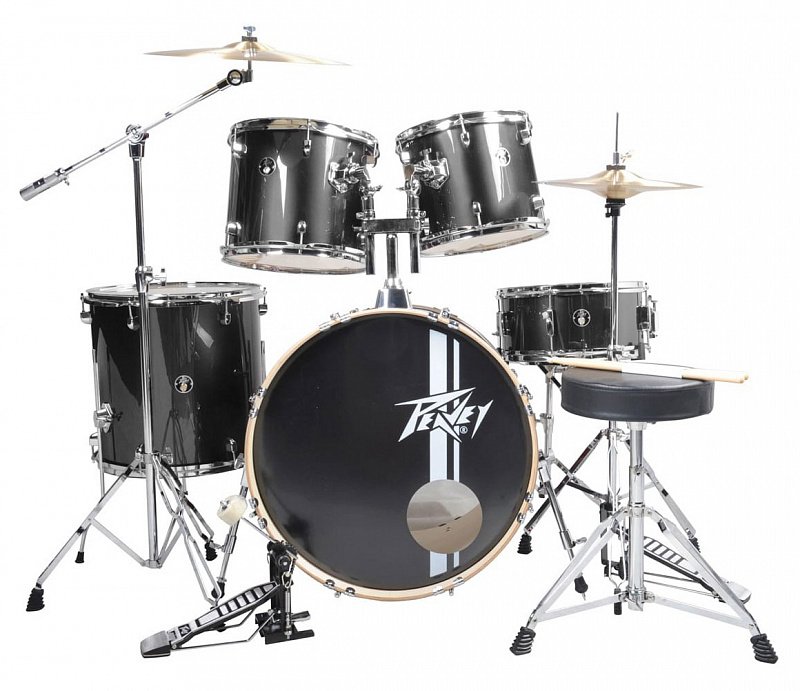 Peavey PV 5PC Drum Set - Black в магазине Music-Hummer