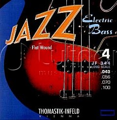 Комплект струн Thomastik JF344 Jazz Flat Wound для бас-гитары