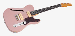 Полуакустическая электрогитара Sire T7TM Rosegold, розово-золотой