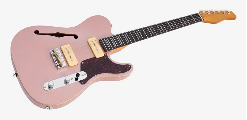 Фото Полуакустическая электрогитара Sire T7TM Rosegold, розово-золотой