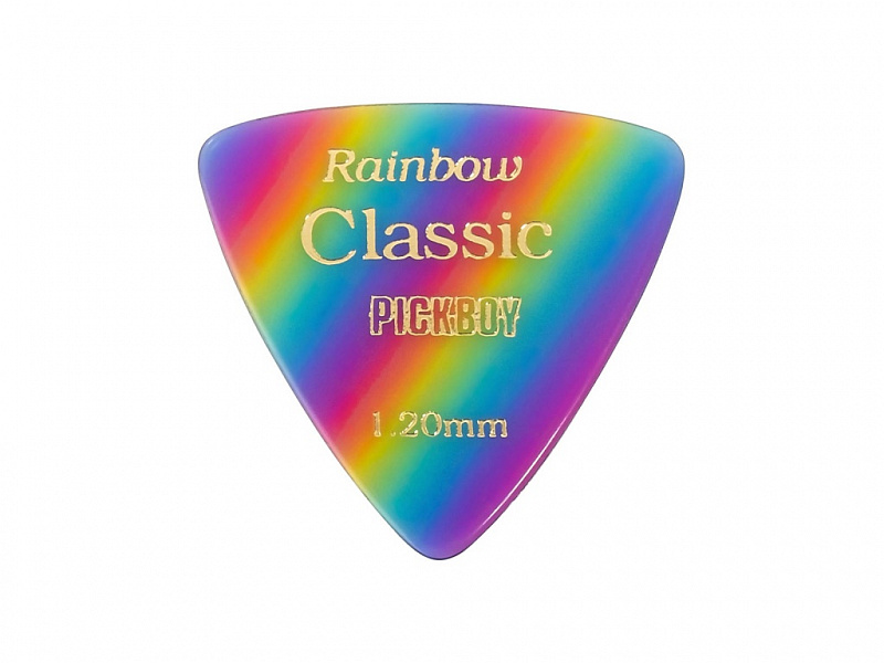 Медиаторы Pickboy GP-17RA/120 Celluloid Vintage Classic Rainbow в магазине Music-Hummer