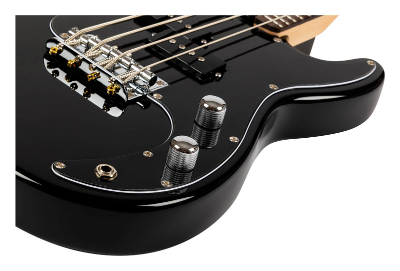 Фото Уменьшенная бас-гитара FLIGHT Mini Bass Lite BK, чёрный