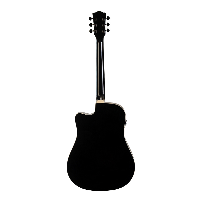 Электроакустическая гитара ROCKDALE Aurora D6 C BK E Gloss в магазине Music-Hummer
