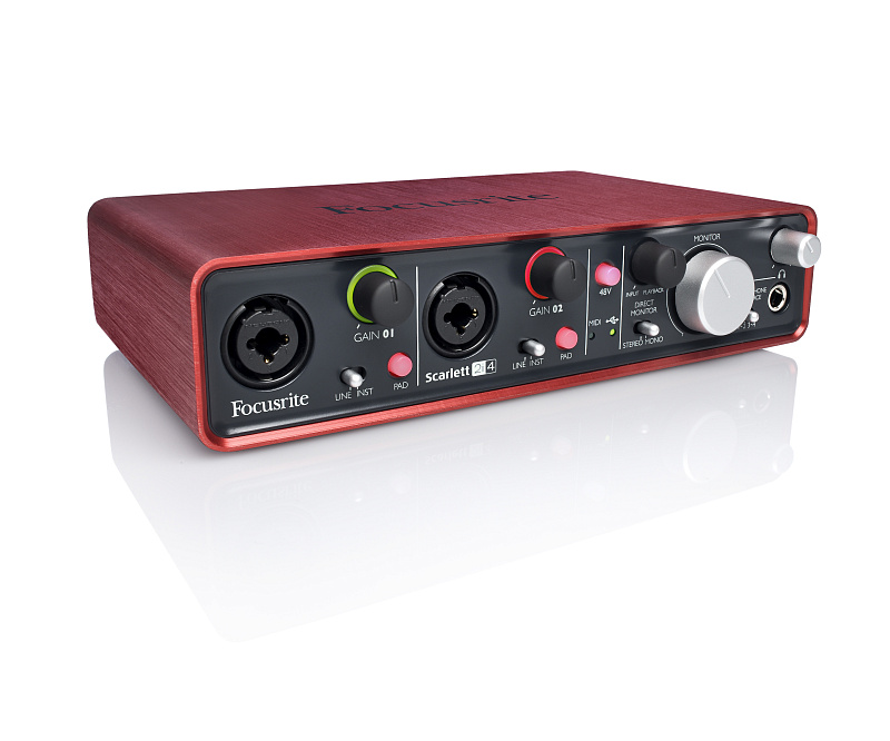 Фото Звуковая карта Focusrite Scarlett 2i4