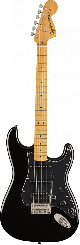 Фото Fender Squier SQ CV 70s Strat HSS MN BLK