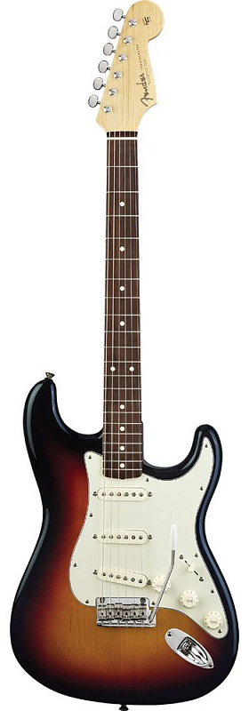Фото Электрогитара FENDER 60`S CLASSIC PLAYER STRATOCASTER RW CUSTOM PALE 3-COLOR SUNBURST