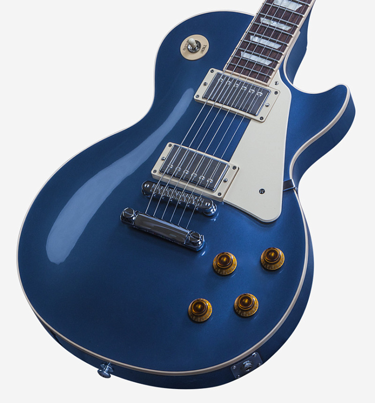Фото GIBSON LP Standard 2016 2016 T Blue Mist электрогитара, цвет - жемчужно-синий, фурнитура - хром