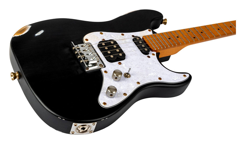 Фото Электроукулеле тенор FLIGHT Pathfinder Tenor BK Relic, чёрный