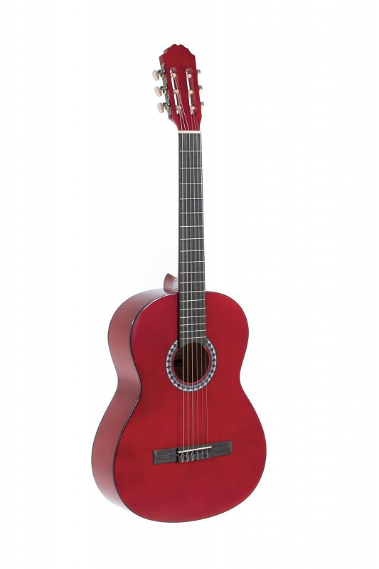 GEWApure Classical Guitar Basic Transparent Red 4/4 в магазине Music-Hummer
