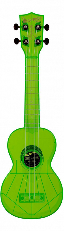 WATERMAN by KALA KA-SWF-GN Waterman Fluorescent Green, Soprano Ukulele в магазине Music-Hummer
