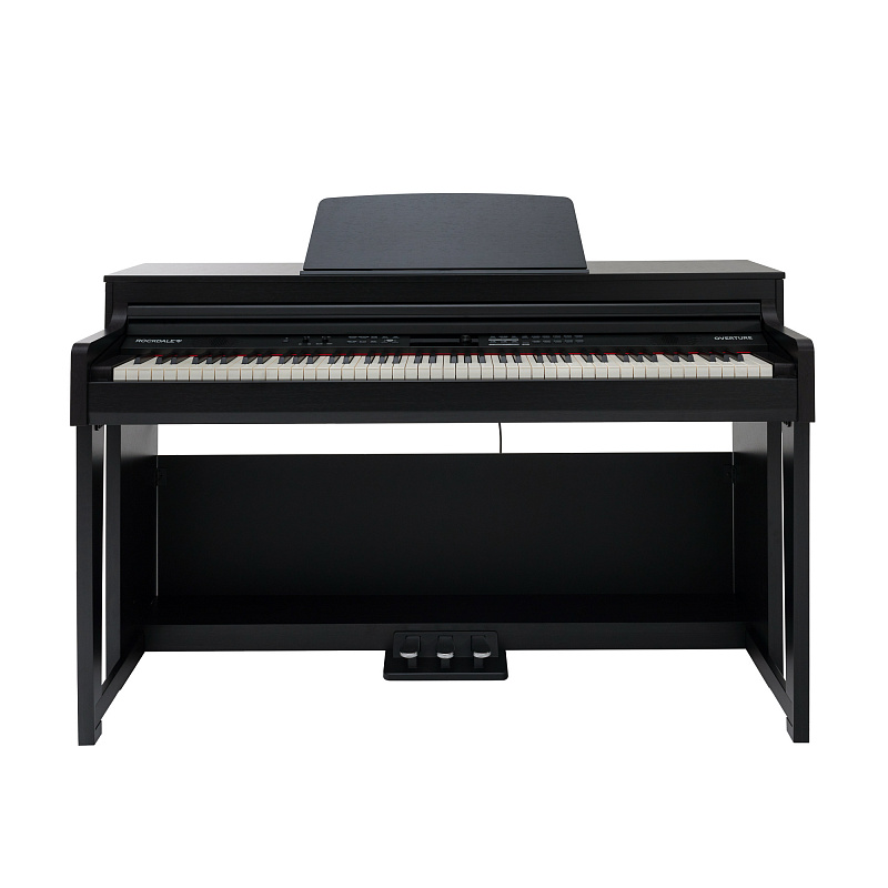 Цифровое пианино с фортепианными аккомпанементами ROCKDALE Overture Black в магазине Music-Hummer