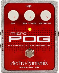 Electro-Harmonix Micro POG SALE  гитарная педаль Polyphonic Octave Generator