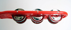 Бубенцы плоские на пластиковой красной ручке, 6 пар Fleet FLT-G16-2R