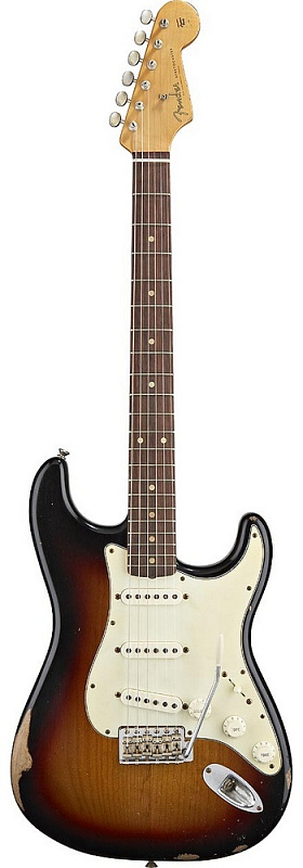 Фото Электрогитара FENDER ROAD WORN 60`S STRAT 3TSB