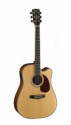 MR710F-NS MR Series Электро-акустическая гитара, с вырезом, цвет натуральный матовый, Cort