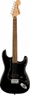 Электрогитара FENDER SQUIER Affinity Stratocaster H HT LRL BLK в магазине Music-Hummer