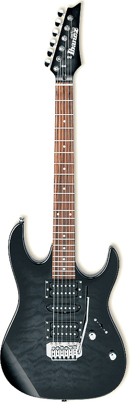 Фото Электрогитара IBANEZ GRX90 TRANSPARENT BLACK SUNBURST