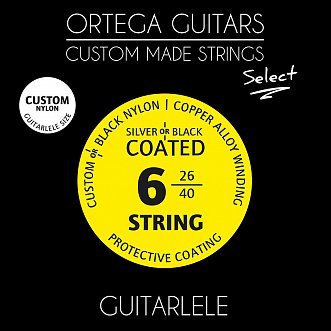 Комплект струн для гитарлеле Ortega GTLSBK Select в магазине Music-Hummer