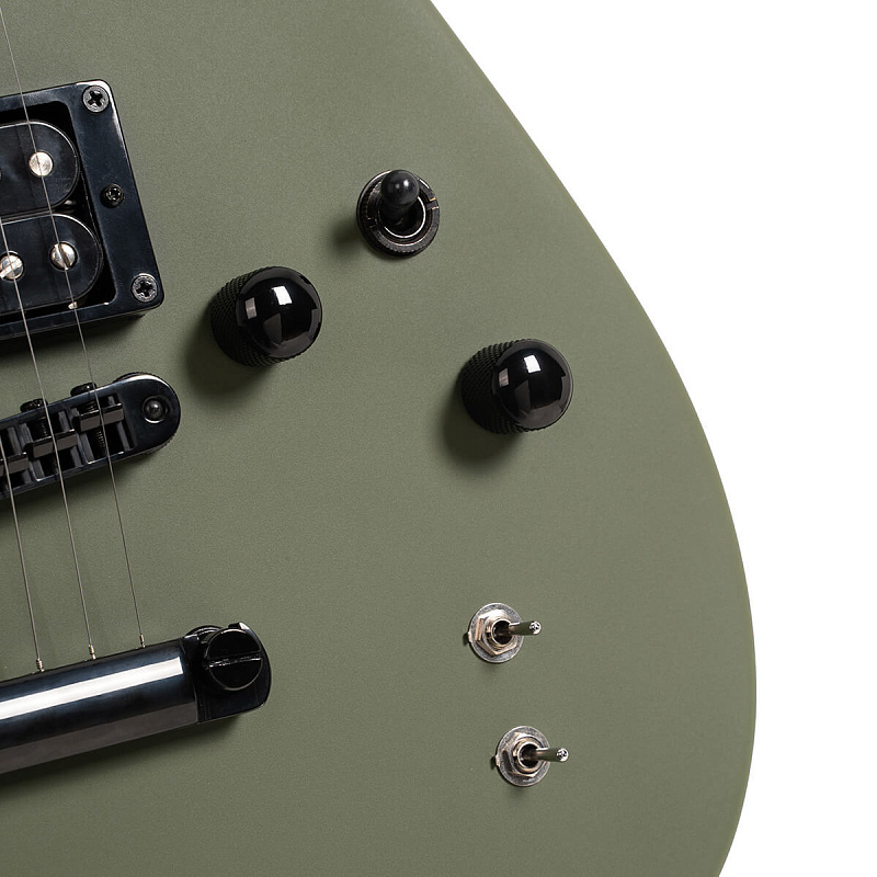 Фото Электрогитара Cort MBM-2H-B-SUS-SOG META Series, оливковый