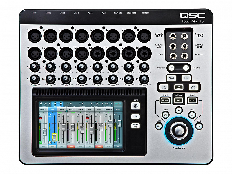 Цифровой микшерный пульт QSC TouchMix-16  в магазине Music-Hummer