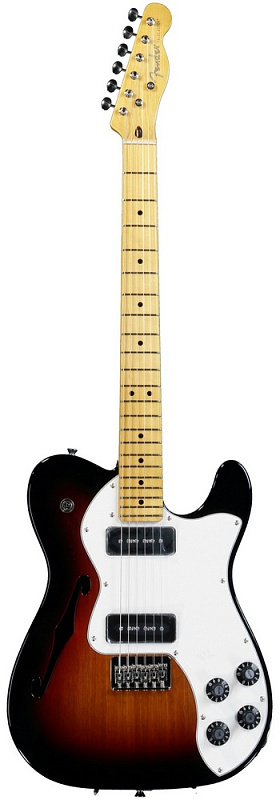 Фото Электрогитара FENDER MODERN PLAYER TELE THINLINE DELUXE 3TSB
