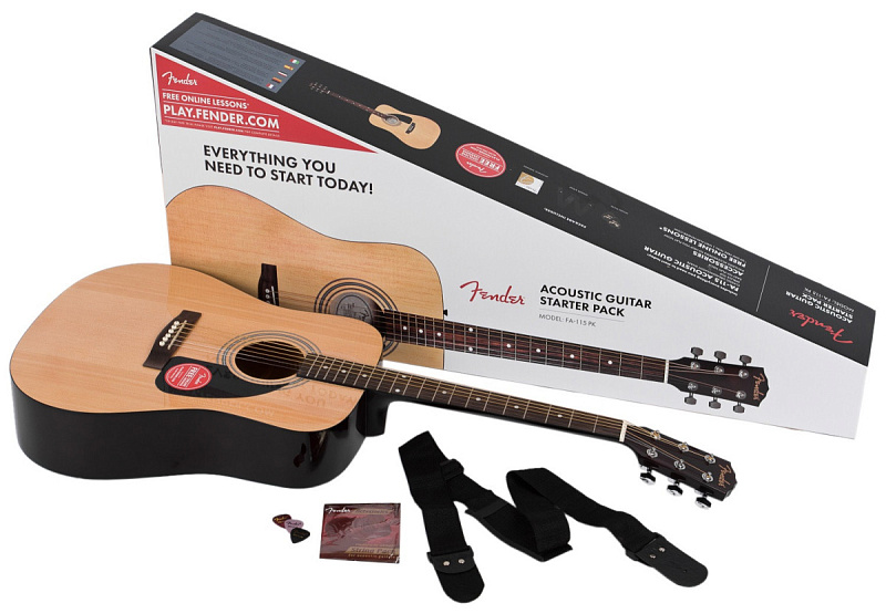 Фото FENDER FA-115 DREADNOUGHT PACK NAT