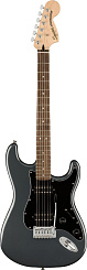 Электрогитара FENDER SQUIER Affinity 2021 Stratocaster HH LRL Charcoal Frost Metallic