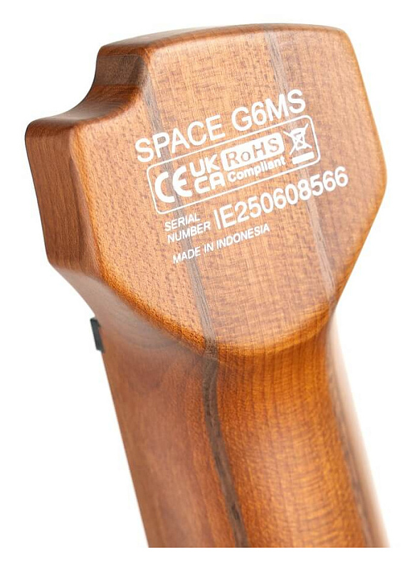 Фото Электрогитара безголовая Cort Space-G6MS-SGTK-WBAG Space series, черная