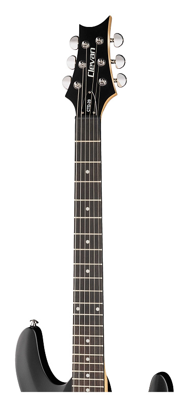 Фото Электрогитара Clevan CTD-20-SBK, черная матовая
