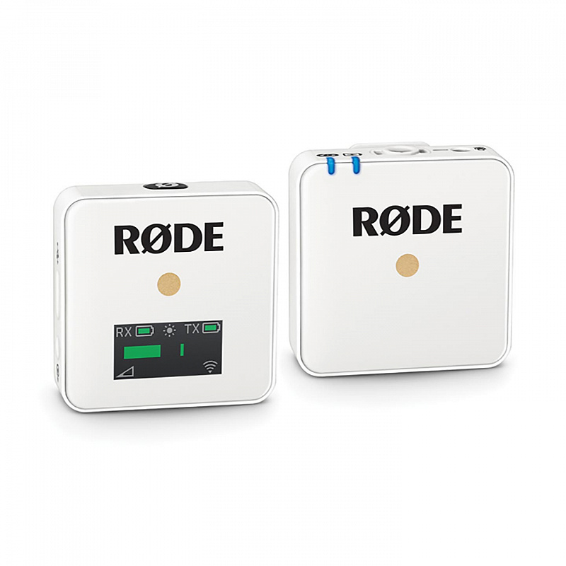 Ультракомпактная накамерная беcпроводная система RODE Wireless GO White в магазине Music-Hummer